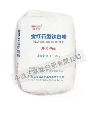 DHR-966 Rutile Titanium Dioxide with Inorganic Silicon-Aluminum Coating for High Whiteness and Strong Tinting Strength