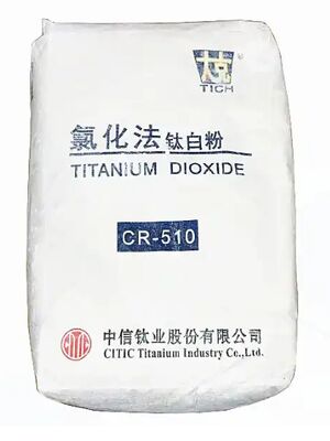 CITIC CR-510 High-Purity Rutile Titanium Dioxide with Ultra-High Rutile Purity, High Whiteness, and Excellent Dispersibility for Industrial Applications