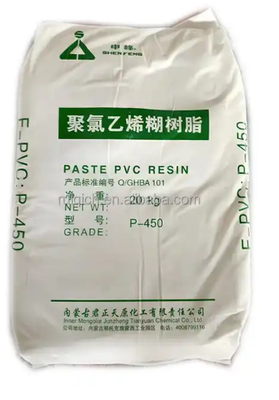 Junzheng P-450 Paste Grade PVC Resin with K-Value 65 Low Volatile Content and Controllable Paste Viscosity