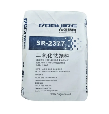 DOGUIDE GROUP SR-2377 Rutile Titanium Dioxide with Zr-Al Inorganic Coating for Excellent Water Dispersibility and ≥97.0 Dry Powder Whiteness