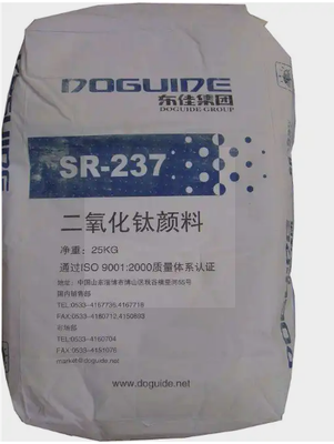 SR-237 Rutile Titanium Dioxide with Silicon-Aluminum Inorganic Coating for High Hiding Power in Water-Based Coating Systems