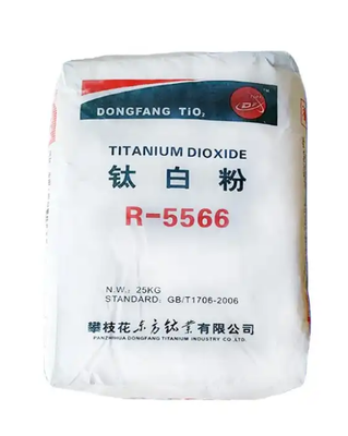 R-5566 Rutile Titanium Dioxide Pigment with 94.4% TiO2 Content, 99.3% Rutile Content, and 1977 Tinting Strength