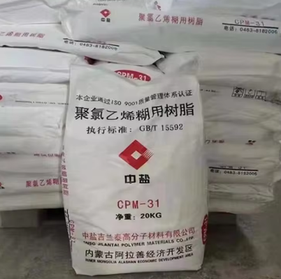 CPM-31 PVC Paste Resin with 1200-1400 Polymerization, 2.0-4.0 Pa.s B-type Viscosity, and ≤10 ug/g Residual VCM