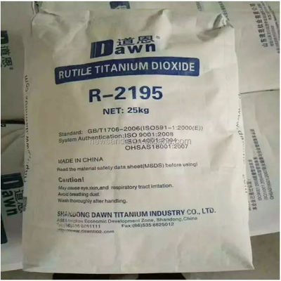 Dawn Titanium R-2195 Rutile TiO₂ with CPSIA Safety Test Certificate, Lead Content Not Detected, and Restricted Phthalates Undetected