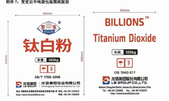 Rutile Titanium Dioxide Tio2 from china R-996 use for paint,coating, white pigment