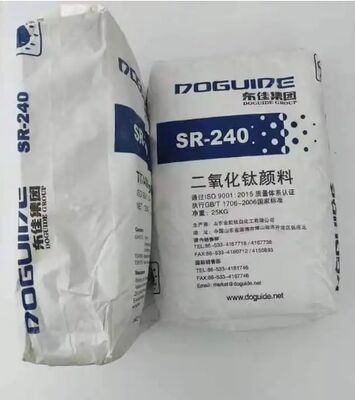 SR-240 Rutile Type Titanium Dioxide with High Bulk Density for Excellent Gloss and Hiding Power in Plastics and Rubber