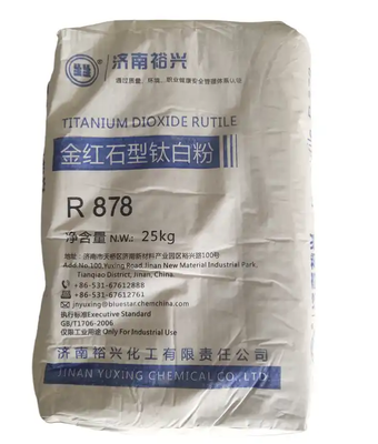 Bluestar Jinan Yuxing R878 Rutile Titanium Dioxide with High Tinting Strength Excellent Dispersion and Good Gloss for Plastics and Rubber