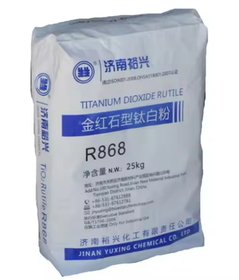 Bluestar Yuxing R868 Rutile Titanium Dioxide with Zr-Al Inorganic Coating for High Tinting Strength and Low Soluble Salt