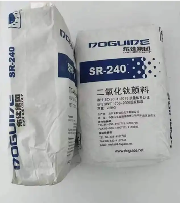 SR-240 Rutile Titanium Dioxide TiO₂ Pigment with ≥96% TiO₂ Content, ≥97% Rutile Content, and ≥97% Whiteness