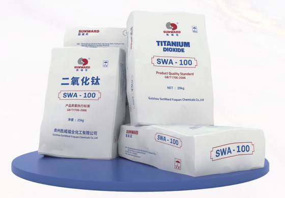 SWA-100 Anatase Titanium Dioxide with 98.7% Purity, High Tint Reducing Power 107, and Ultra-Low Sieve Residue