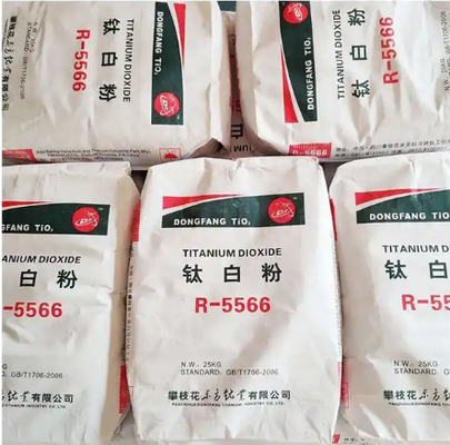 R-5566 Rutile Titanium Dioxide Pigment with 94.4% TiO2 Content, 99.3% Rutile Content, and 1977 Tinting Strength