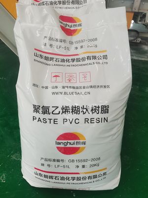 Langhui LF-51L Low Viscosity PVC Paste Resin with High Sieving Rate and Excellent Heat Stability