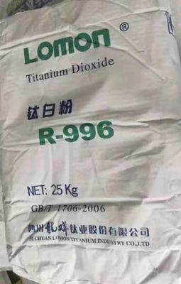 97% Rutile Tio2 Sulphate Process Lomon R-996 25kg/Bag