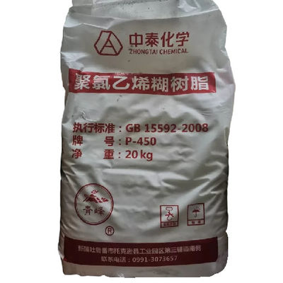 Zhongtai P450 PVC Resin Paste Grade Raw Material Foaming Products