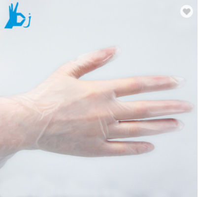Clear Blue Black PVC Vinyl Glove With Food Contact Report