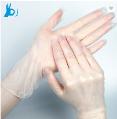 Clear Blue Black PVC Vinyl Glove With Food Contact Report