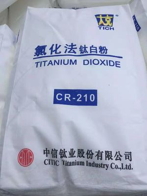 CR-210 Rutile Titanium Dioxide with High Hiding Power, Excellent Dispersibility, and Bluish Undertone for Polyolefin Masterbatch